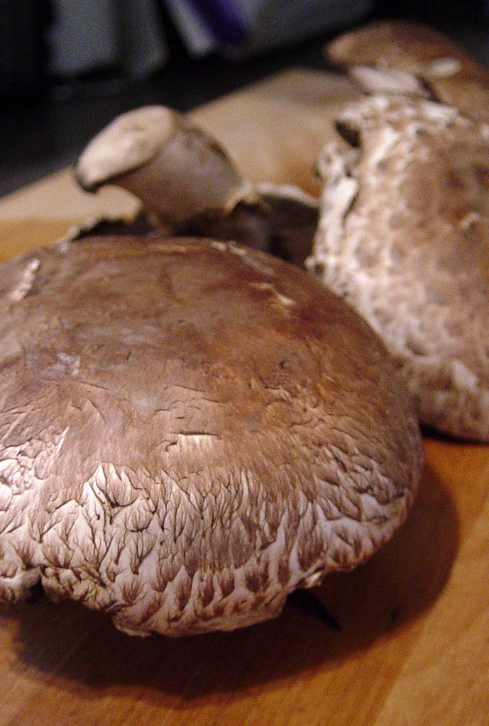 "Barbecued" Portobello Mushrooms 