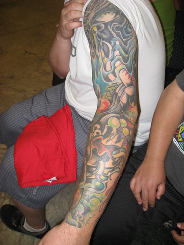 New School Style Sleeve Tattoo Photo by Sherrie Thai of Shaireproductions