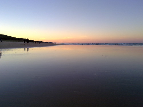 Coolum Beach at Sunset