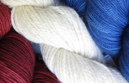 Red White and Blue Yarn