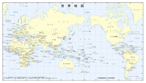 World Map JP