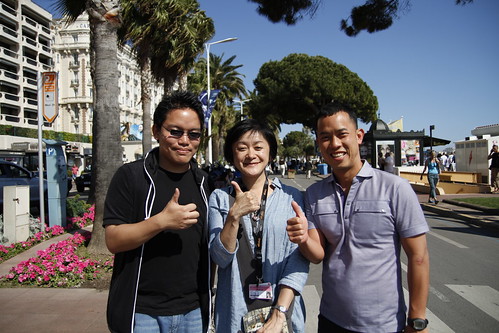 Ming Jin, me and Nakayama the journalist