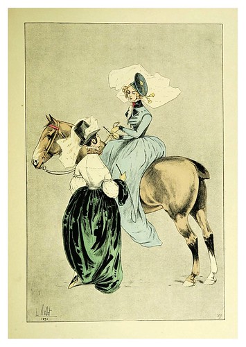 024-Amazonas de Humann 1837-Le chic à cheval histoire pittoresque de l'équitation 1891- Louis Vallet