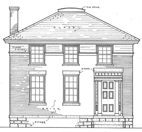 The Warren House, drawing 3