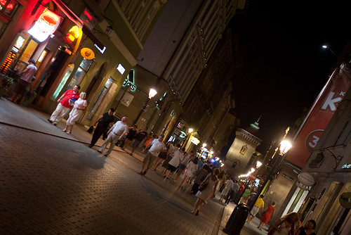 Kraków at night