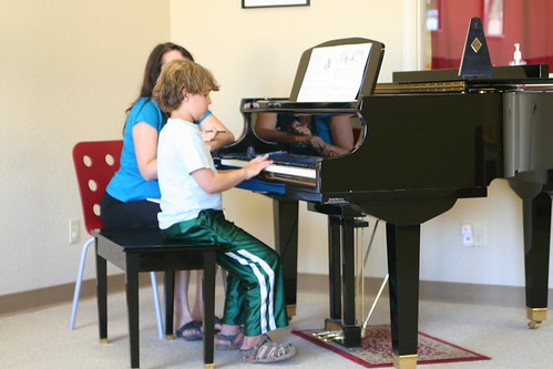 Lucas at Piano Lessons