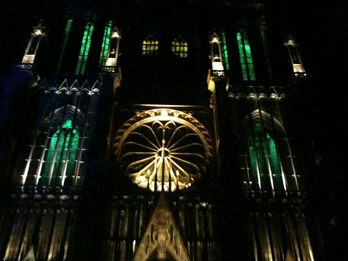 Sound and light show at Strasbourg Cathedral