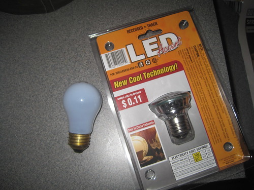 40 watt incandescent refridgerator bulbs are stupid