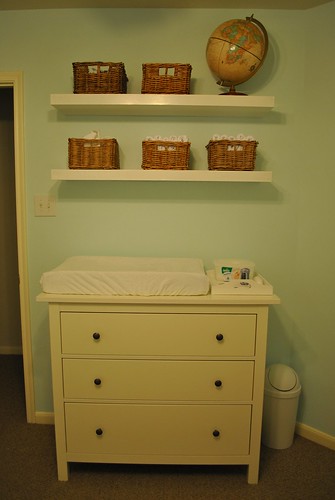 Changing table and evil shelves
