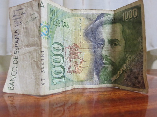Un billete de 1.000 pesetas