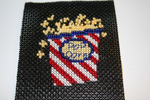 Popcorn cross stitch