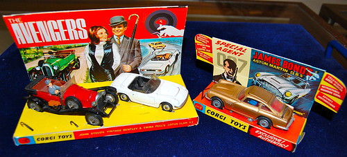 Corgi James Bond and Avengers cars