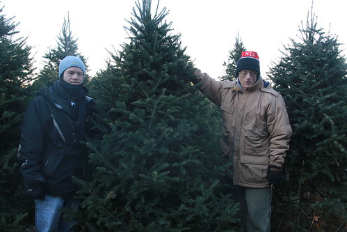 Me and Dad With Tree
