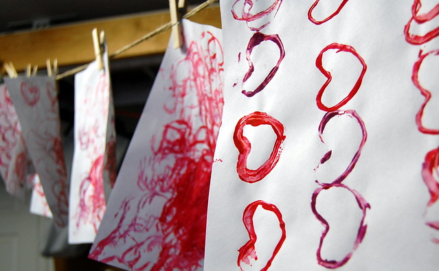 Valentine's Daycare Project from Because I'm Me, super simple craft for kids of all ages