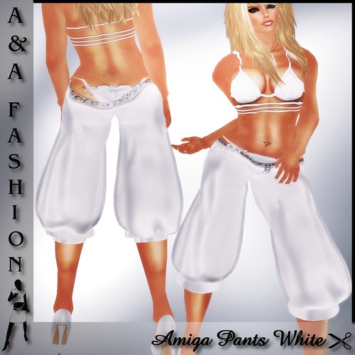 A&A Fashion Amiga Pants White