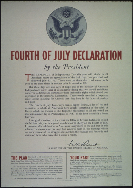 quotFourth of July Declaration by the Presidentquot by The US National Archives
