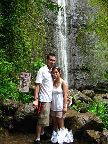 Dan and I at Manoa Falls.