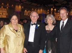 Sherri Wood, Tony Stewart, Barbara Crow, and Marty Meyer at the 2010 NEA Human and Civil Rights Awards