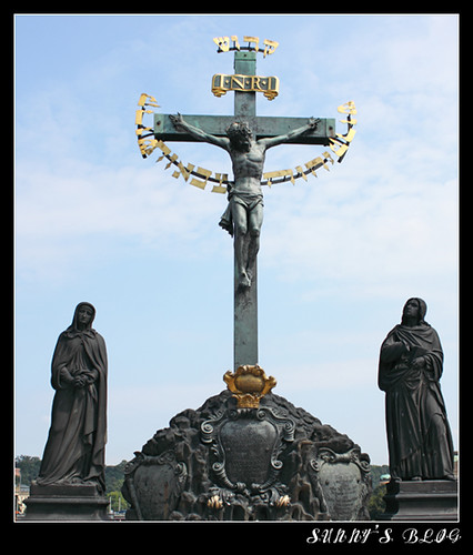 The Crucifix and Calvary on Charles Bridge