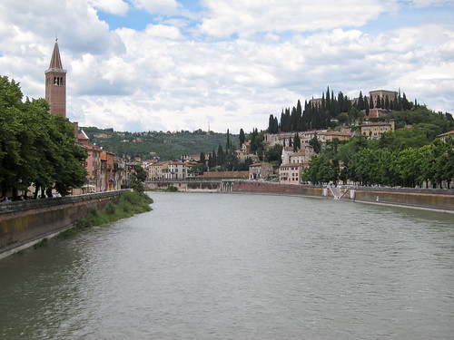 Adige river, Verona