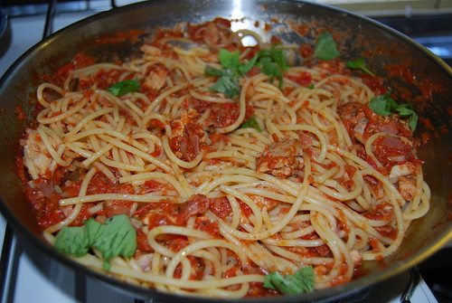 spaghetti tonijn