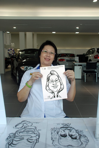 Caricature live sketching for Performance Premium Selection BMW - Day 3 - 2