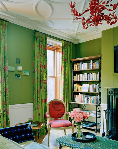 Ellen Hamilton green living room