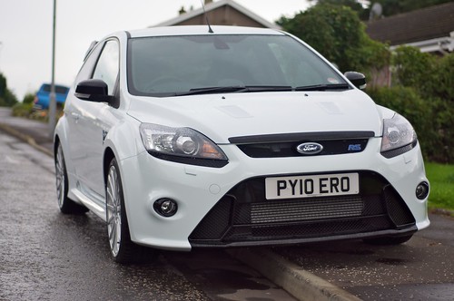 My 2010 Ford Focus RS in Frozen White by al broon