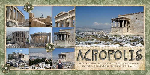 Acropolis Scrapbook Page