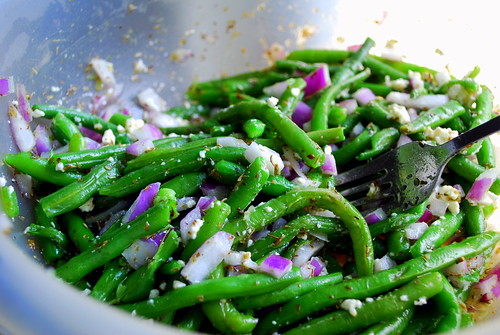 Green Bean Salad with Feta Vinaigrette