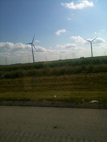 Wind turbines in Indiana