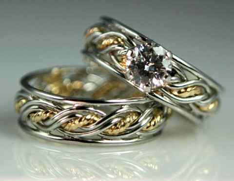 Wedding Rings For Women sets with a unique design with a mix of different