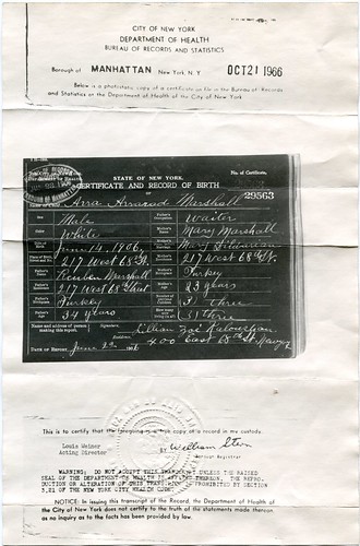 Ara Birth Certificate