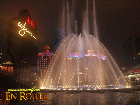 Macau Wynn Dancing Fountain