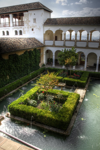 Patio del ciprés de la sultana. Generalife. Alhambra.