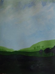 Art practice: &quot;Blue Sky, Green Fields&quot; (6 of 7)