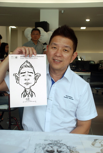 Caricature live sketching for Performance Premium Selection BMW - Day 1 - 10