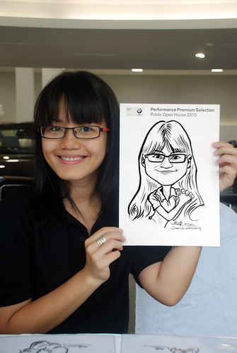 Caricature live sketching for Performance Premium Selection BMW - Day 4 - 3