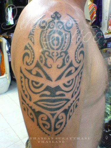 Polynesianmaori Style Tattoos Done By Hand At Tiki Tattoo Studio Koh