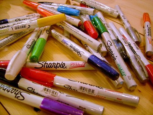 sharpie paint pens