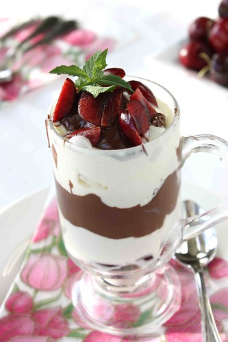 Cherry & Nutella Ice Cream Sundae Recipe