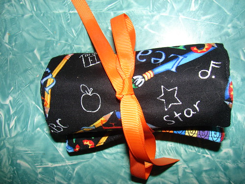 Library Bag and Crayon Roll 010