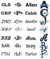 Names & Monograms