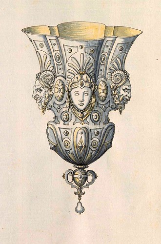 005-Copa decorativa-Entwürfe für Prunkgefäße in Silber mit Gold-BSB Cod.icon.  199 -1560–1565- Erasmus Hornick