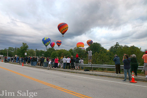 Crowd at Pittsfield Balloon Festival