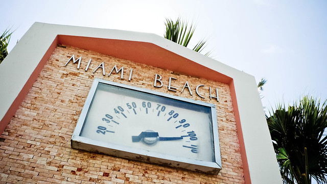 Miami Beach Thermometer