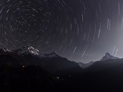 Annapurna Star Trails