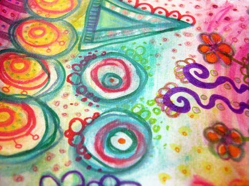 Hand Art Therapy 8/18/10 :: Close Up