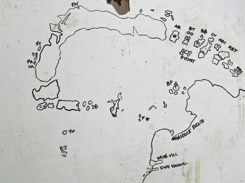 Kadavu dive map