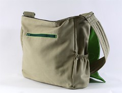 Green Grasshopper Bag Open